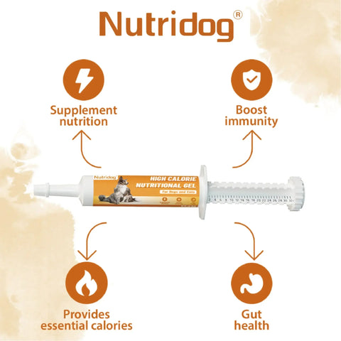 Nutridog Gel - High Calorie Energy Gel NutriAmazonia Pets - nutriamazonia