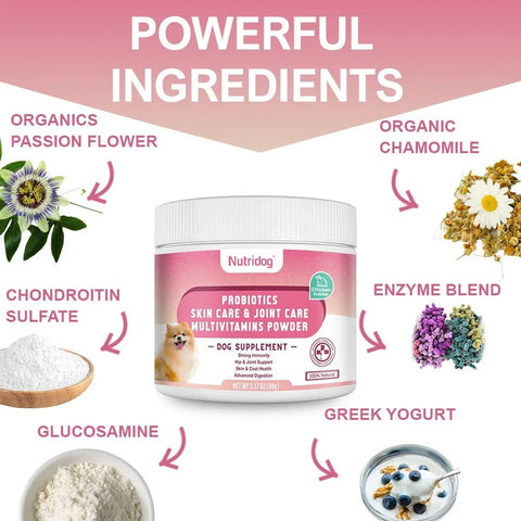 Nutridog Multivitamin Powder - Supports Immune Health - nutriamazonia