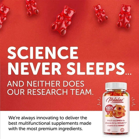 Omega 3 Brain Gummies - Brain Support PslalaeCharge Kids - nutriamazonia