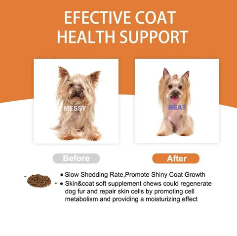 Omega 3 Dog Skin Coat - Nourishes Healthy Skin NutriDog - nutriamazonia
