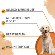 Omega 3 Dog Skin Coat - Nourishes Healthy Skin NutriDog - nutriamazonia