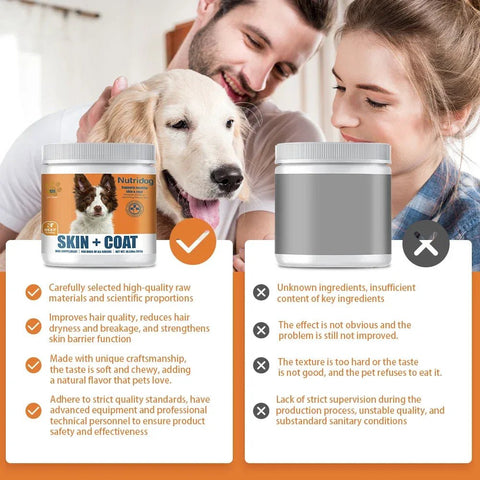Omega 3 Dog Skin Coat - Nourishes Healthy Skin NutriDog - nutriamazonia
