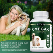 Omega-3 Dog Supplement - Hair Health And Joint Support For Vibrant Daily Activity Buporai Dogs Premium - nutriamazonia