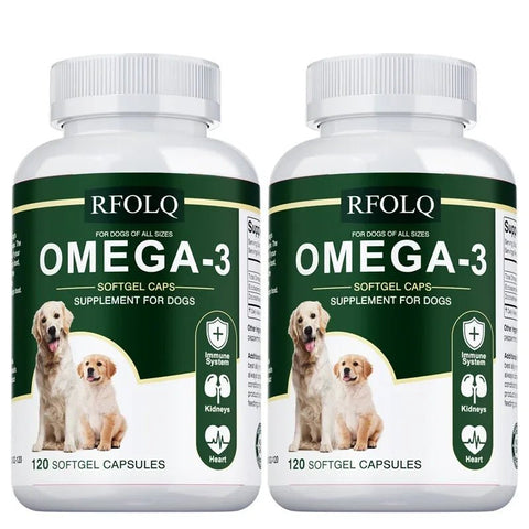 Omega-3 Dog Supplement - Hair Health And Joint Support For Vibrant Daily Activity Buporai Dogs Premium - nutriamazonia