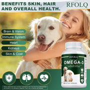 Omega-3 Dog Supplement - Hair Health And Joint Support For Vibrant Daily Activity Buporai Dogs Premium - nutriamazonia
