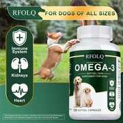 Omega-3 Dog Supplement - Hair Health And Joint Support For Vibrant Daily Activity Buporai Dogs Premium - nutriamazonia