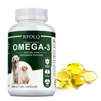 Omega-3 Dog Supplement - Hair Skin Joints Buporai Premium - nutriamazonia