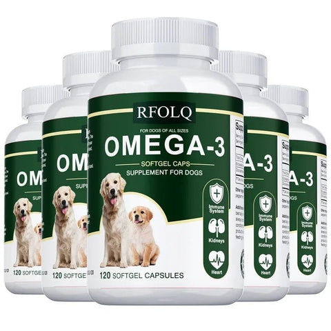Omega-3 Dog Supplement - Hair Skin Joints Buporai Premium - nutriamazonia