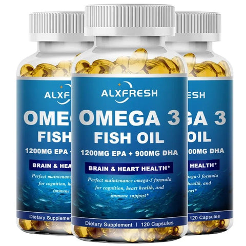 Omega 3 Fish Oil - Brain Health And Joint Support ALXFRESH - nutriamazonia