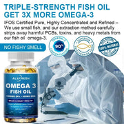 Omega 3 Fish Oil - Brain Health And Joint Support ALXFRESH - nutriamazonia