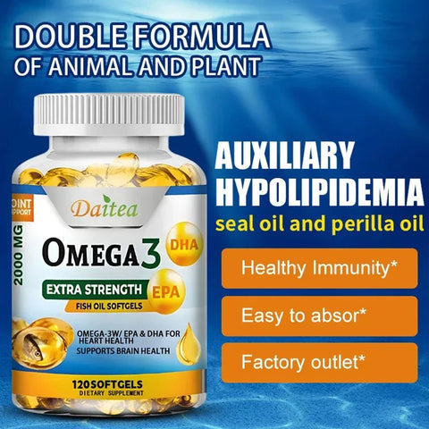 Omega-3 Fish Oil - Brain Health Support SOOMIIG Adults - nutriamazonia