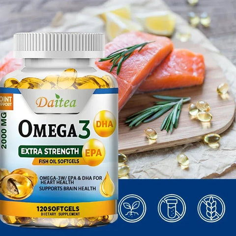 Omega-3 Fish Oil - Brain Health Support SOOMIIG Adults - nutriamazonia