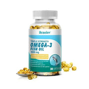 Omega-3 Fish Oil Capsules - DHA For Brain Health Bcuelov - nutriamazonia