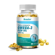Omega-3 Fish Oil Capsules - DHA For Brain Health Bcuelov - nutriamazonia