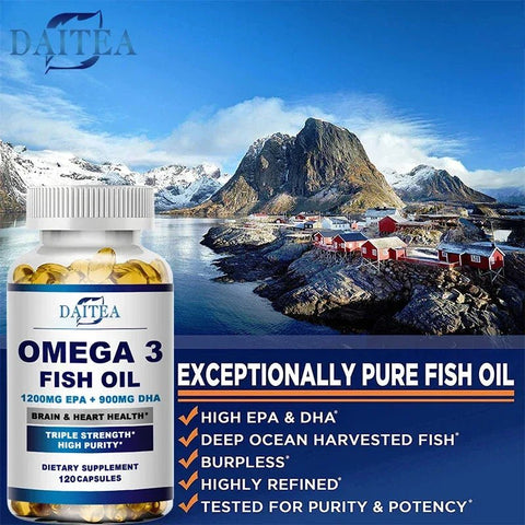 Omega 3 Fish Oil Capsules - Joint And Eye Health Daitea - nutriamazonia