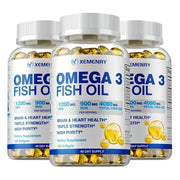 Omega-3 Fish Oil - Supports Brain Health Xemenry Adults - nutriamazonia