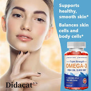 Omega-3 Fish Oil Capsules - Supports Brain Heart Memory - nutriamazonia