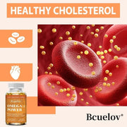 Omega 3 Fish Oil - Concentrated EPA/DHA Brain Health Bcuelov - nutriamazonia