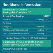 Omega 3 Fish Oil - Energy And Immunity Support - nutriamazonia