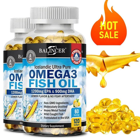 Omega 3 Fish Oil - Heart And Brain Health Support Balincer - nutriamazonia
