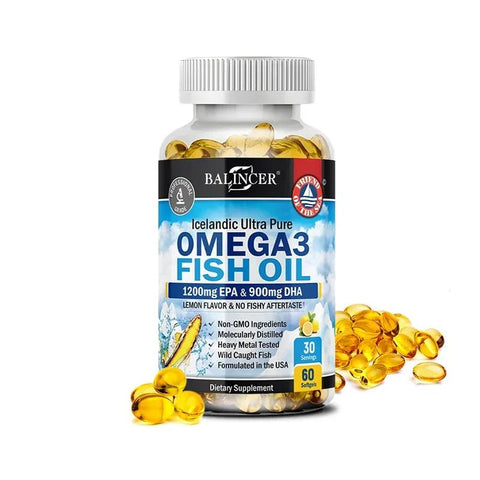 Omega 3 Fish Oil - Heart And Brain Health Support Balincer - nutriamazonia