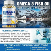 Omega 3 Fish Oil - Heart Health and Skin Wellness Airboy - nutriamazonia