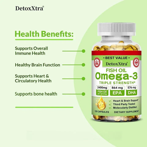 Omega-3 Fish Oil - Heart Health Support Kenofor - nutriamazonia