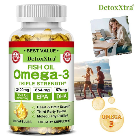 Omega-3 Fish Oil - Heart Health Support Kenofor - nutriamazonia