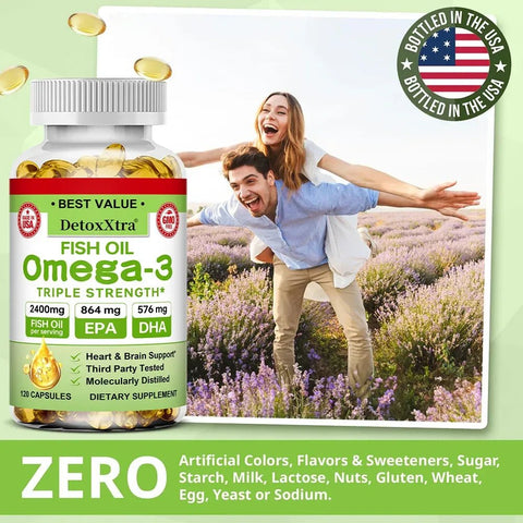 Omega-3 Fish Oil - Heart Health Support Kenofor - nutriamazonia