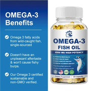 Omega-3 Fish Oil - Heart Health Support Nutriamazonia Adults - nutriamazonia