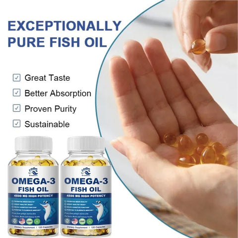 Omega-3 Fish Oil - Heart Health Support Nutriamazonia Adults - nutriamazonia