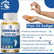Omega-3 Fish Oil - Heart Health Support Nutriamazonia Adults - nutriamazonia