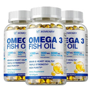 Omega 3 Fish Oil - Heart Health Support NutriAmazonia Adults - nutriamazonia