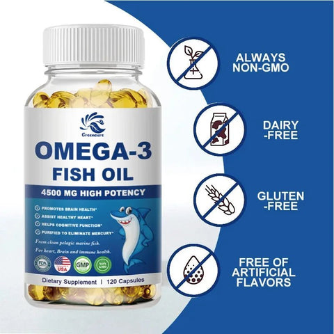 Omega-3 Fish Oil - Heart Health Support Nutriamazonia Adults - nutriamazonia