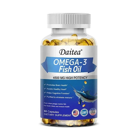 Omega 3 Fish Oil - Promotes Brain And Heart Health Daitea - nutriamazonia
