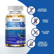 Omega 3 Fish Oil - Promotes Brain And Heart Health Daitea - nutriamazonia