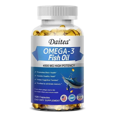 Omega 3 Fish Oil - Promotes Brain And Heart Health Daitea - nutriamazonia
