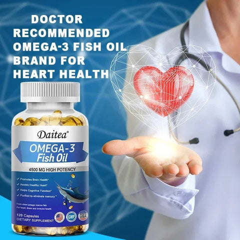 Omega 3 Fish Oil - Promotes Brain And Heart Health Daitea - nutriamazonia