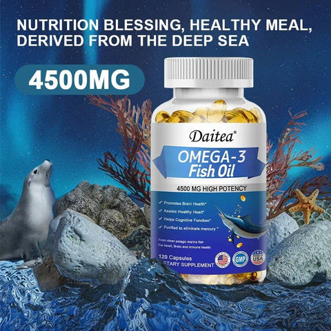 Omega 3 Fish Oil - Promotes Brain And Heart Health Daitea - nutriamazonia