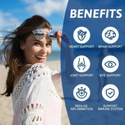 Omega 3 Fish Oil Softgels - Extra Strength For Heart Health - nutriamazonia