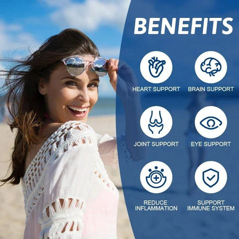 Omega 3 Fish Oil Softgels - Extra Strength For Heart Health - nutriamazonia