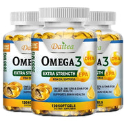 Omega 3 Fish Oil Softgels - Extra Strength For Heart Health - nutriamazonia
