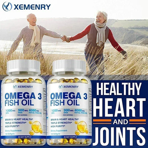 Omega 3 Fish Oil - Supports Brain Health And Memory - nutriamazonia