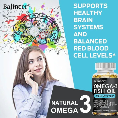 Omega 3 Fish Oil - Supports Brain Health Balincer Boost - nutriamazonia