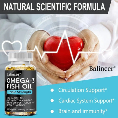 Omega 3 Fish Oil - Supports Brain Health Balincer Boost - nutriamazonia
