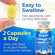 Omega 3 Fish Oil - Supports Brain Health Daily SOOMIIG - nutriamazonia