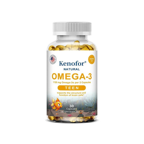 Omega 3 Fish Oil - Supports Brain Health Kenofor Premium - nutriamazonia