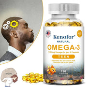 Omega 3 Fish Oil - Supports Brain Health Kenofor Premium - nutriamazonia
