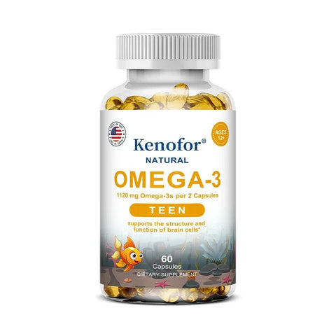 Omega 3 Fish Oil - Supports Brain Health Kenofor Premium - nutriamazonia