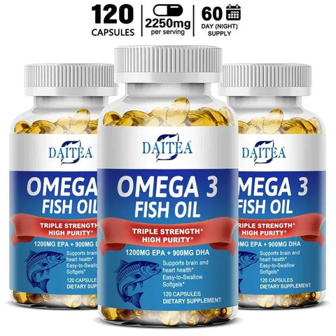 Omega 3 Fish Oil - Supports Hair And Skin Health SOOMIIG - nutriamazonia
